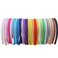 Ręcznie robione plastikowe Hairbands dla dziewcząt Dzieci Solidna Kolor Pałąk Party Club Headwear Akcesoria Moda