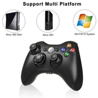 Xbox 360 Konsol Denetleyicisi Alıcı için 2.4G Kablosuz Gamepad Controle Microsoft Xbox 360 Oyun Joystick PC Win7 / 8/10
