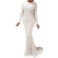 Long Woman Evening Dress Gown 2021 Sequin Robe de Soir Parties Plus Size Bride Dress Prom Party Gowns