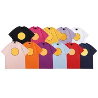 Mens Designer T Shirt Derw Uomo Donna Manica Corta Hip Hop Style di alta qualità Nero Bianco T-shirt arancione T-shirt TEES Dimensione S-XXL