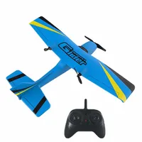 2.4G Glider with Remote Airplane Control Aircraft Outdoor Foam Plane Electric Toys for Kids Boys Children Birthday Gift 220119