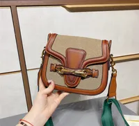 2021 SS Lady Bag Designer Famoso All-Match Bolsa de Couro Mulheres Handbags Luxo Double G Senhoras Moda Cross Body Bags Bags