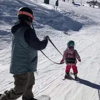Поддержка задней поддержки Детские лыжные жгуты Безопасного плечевого ремешка на коньках Обучение сноуборд лыжа на лыжах на открытом воздухе на открытом воздухе для отдыха и просить F1B7