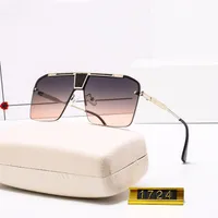 1725M جودة عالية أزياء مصمم ماركة نظارات شمسية للرجال والنساء السفر التسوق UV400 حماية الرجعية ظلال الطيار