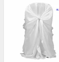 2021 Satin self Tie Chair Cover For Wedding / Universal Chair Cover