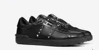 All Black Lady Comfort Casual Dress Shoe Sport Sneaker Mens Casual Leather Shoes Valentine damskie Leisure Walking Trainers Lowtop Sneakers