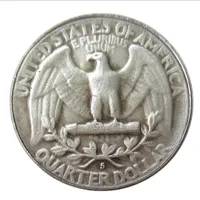 10pcs 1932 Antique U.S. Washington Quarter Dólar Moedas Artes e Artesanato EUA Presidente Comemorativo Coin Copiar Decorar Moeda, Liberdade 1936 1939 1954 1964