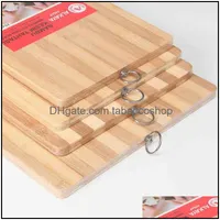 Chop Blocks Kitchen Knives & Accessories Kitchen, Dining Bar Home Garden Rec Bamboo Board Wooden Vegetable Fruits Outdoor Cam Food Cutting B