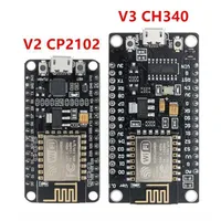 Trådlös modul CH340 / CP2102 NODEMCU V3 v2 LUA WIFI Internet av Things Development Board Based ESP8266 ESP-12E med PCB-antenn