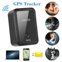 Novo GF-09 Mini GPS Tracker App Control Anti-Theft Locador de Dispositivos Magnéticos Gravador de Voz Magnético para Veículo / Carro / Pessoa Localização