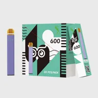 Original Supbliss Qbar Disposable E cigarette 600puffs 2mg 500mah battery for EU vape pens multiple colors