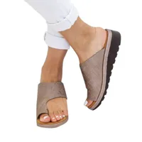 Terlik Yoeyedian Ayakkabı Kadın Kadın Flip Flop Kamaları Açık Ayak Parmağı Roman Sandalet Sandalyas Mujer 2021#G5
