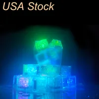 Trwałe i wszechstronne lodowe wiadro LED Cubes świecące Party Ball Flash Lights Luminous Neon W Festival Boże Narodzenie Bar Szkło Dekoracje Dekoracji Kapitał