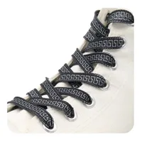 8MM Perfect Shoelaces Easy Wearing Black White Golden Shoe Cords Women Sneakers Boots Fashion Laces Zapatillas Mujer