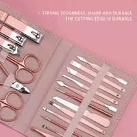 Nail Art Kits Rostfritt stål Manikyr Verktyg Clipper Set Nippers Cutter Makeup Tool Personal Care Kit