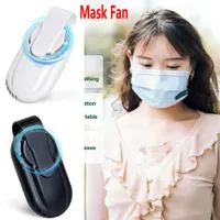 Mask Fan 2021 Designer Tragbare Elektrische Mini-Lüfter für Gesichtsmask wiederverwendbar Atmungsaktive Kühlung 300mAh bürstenlos Motor USB-Ladung CPA5107