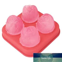 3D Rose Flowers Silicone Baking Mold Ice Cube Tray Candle Soap Maker Kitchen DIY Candy Biscuit Chocolate Cake Mold Bar Tools