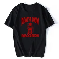 Death Row Records T-shirt Mannen Hoge Kwaliteit Esthetische Cool Vintage Hip Hop T-shirt Harajuku Streetwear Camisetas Hombre 210706