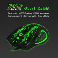 Mice IMICE Gaming Mouse 5600 DPI USB Wired Optical LED Breathing Light Computer Mause For Laptop PC Gamer Upgraded Version Gree