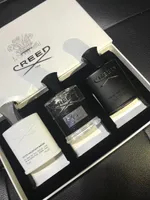 Marka Creed Erkekler Parfüm Seti 30 ml * 3 adet Taşınabilir Parfüm Kitleri Uzun Ömürlü Beyefendi Parfüm Setleri İnanılmaz Koku Parfüm