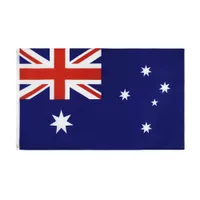 Drapeau national de l'Australie 90x150cm Polyester Impression 3x5ft Drapeaux Australiens Bannières Grossistes