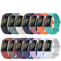 Silikonband für Fitbit Ladung 5 Band Ersatz Armbandband 5 Smartwatch Sport Weiche Armband Bands Armband