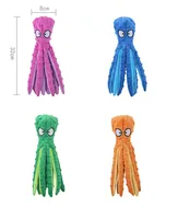 Pet Knuffels Octopus Skin Shell Dog Puzzle Bijtvaste Vocal Toy Leverties voor katten en honden