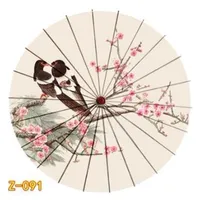 Kinesiskt paraply Prop Japan Classical Oiled Pair Suspenderat Tak Anime Dekoration Vintage Kwayi Paraguas 220225