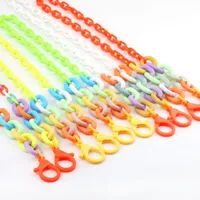 Plastic Color Glasses Double Use 2021 Acrylic Mask Chain for Adults and Children RWW2