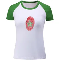 女性のTシャツの女性Tシャツフェムメロコッコの旗指紋半袖女性ラウンドネックデザインファッションブランドデザイン