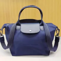 Handtaschen Frauen Taschen Designer echtes Leder faltbar wasserdichtes Nylon Pferdetasche Bolsas Messenger sollte tte