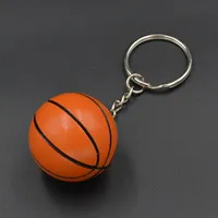 Sleutelhangers Pareto Mode Voetbal Basketbal Honkbal Volleybal Sleutelhanger Sleutelhanger Student Boy Bag DIY Custom Fans Geschenken PU-leer