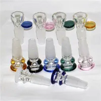 Groothandel rookfilter kommen accessoires 14 mm 18 mm mannelijke glazen kom voor waterpijpen siliconen nectar