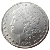 90٪ الفضة الولايات المتحدة مورغان دولار 1893-P-S-O-CC جديد / قديم اللون الحرفية نسخة عملة النحاس الحلي المنزل الديكور الملحقات