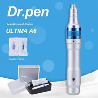 Wireless Dr.Pen A6 Permanente Microblading Tattoo Needles Pen Makeup Machine Eyebrows Eyeliner Lips Micro Needling Tool 220119