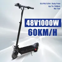X800 48V 1000w Foldable Electric Scooter Speed 60KM H 60KM Distance E scooter 10 18A Powerful Lithium Battery Skateboard