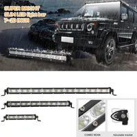 Working Light Car LED Bar, Grid Off-road Vehicle Small Single Row Work Roof Modification Cross-border
