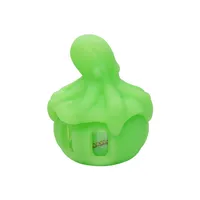 Waxmaid retail octopus Shaped silicone glass dab bowl smoking accessories wax jar six colors with a gift box package ship from US warehouse