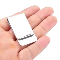 Metal Silver Money Clip Portable Stainless Steel Money Clip Cash Clamp Holder Wallet Purse for Pocket Dollar Holder1 1149 T2