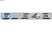 Chrome ABS GLE 43 Plastikowy bagażnik Samochodowy Tylne litery Badge Emblemat Emblems Naklejka Naklejka na klasę GLE GLE43 AMG