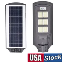 Solar Street Light 624 LED Outdoor Lamp IP65 Vattentät översvämningsbelysning med rörelsessensorskym till gryning Säkerhet för Yard Garden