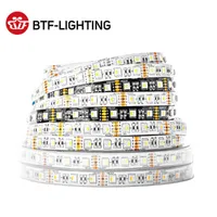 LED Şerit Işıkları Karışık Renk RGBWW Şeritler Aydınlatma RGBWWW 5PIN 4 1 60LED / M 12 V Su Geçirmez