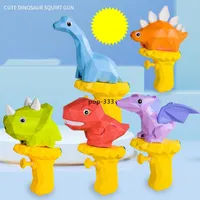 Dhlpopulair waterpistool speelgoed dinosaurus kinderen zomer strand push type cartoon tyrannosaurus