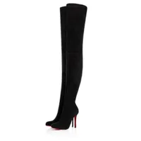 Winter Brands Women's Over-knee-boots Luxury Red Bottom Boots Louise Xi Tall Boot High Heels Lady Fashion Booty Party Dress Wedding EU35-44 urshoeszone urshoeszone