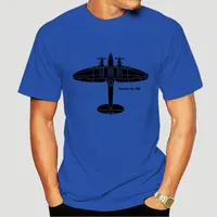 Camisetas para hombre 2021 Sceling de algodón Heinkel He-111 Camiseta 9184A