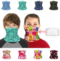 Las nuevas máscaras protectoras impresas para niños para ciclismo al aire libre se pueden instalar con filtro de tela fusionado PM2.5