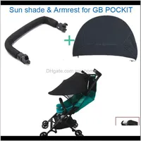 Strollers Strollers Baby Kids Maternity Drop Delivery 2021 11 Stroller Accessories Armrest Gb Pockit Plus Handrail Sun Shade Hook Goodbaby Po