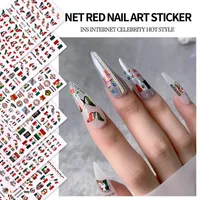 6/12 Pcs Constellations Nail Sticker for Art Decoration Fashion Mexico Flag Stickers and Decals Manicure Accessories Lady Finger DIY