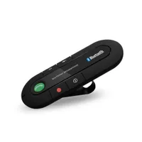 USB Bluetoothハンズフリーカーキットワイヤレススピーカー電話MP3音楽プレーヤーサンバイザークリップスピーカーフォン充電器なしAUX