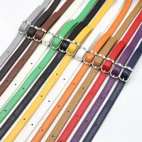 Pièces de sac ACCESSOIRES 120 cm Fashion Colorful Straddle Long Sprap Pu Faux Cuir A réglable Corche pour sac à main DIY